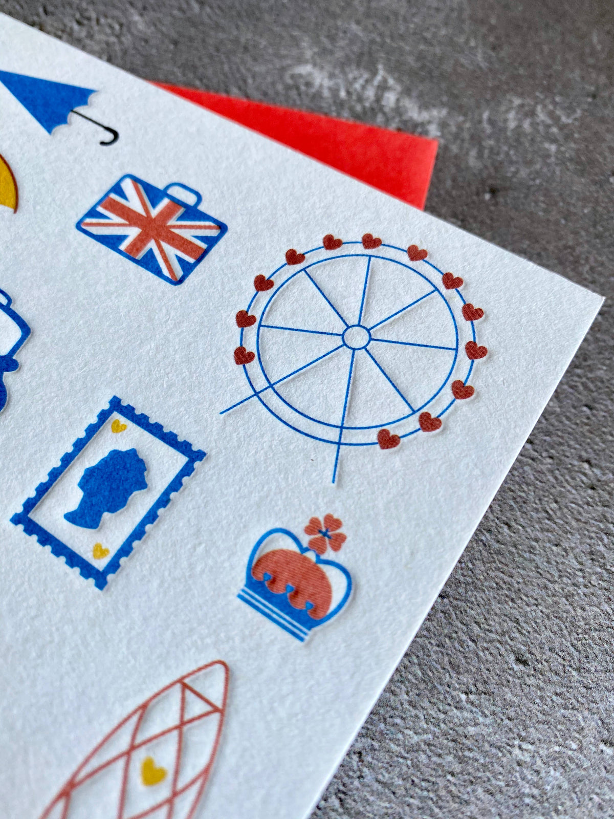 London Letterpress Card