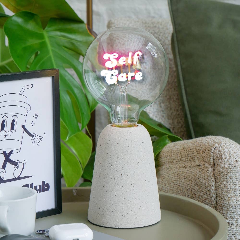 LED Text Light Bulbs- Screw Down