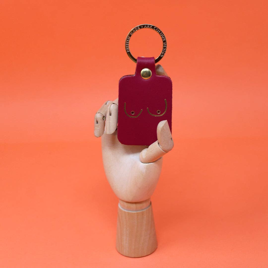 Boobs Key Fob: Black