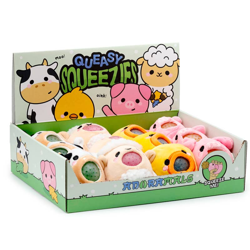 Adoramals Farm Plush Squeezies Toy