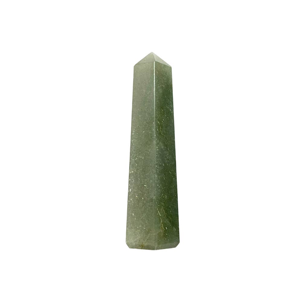 Obelisk Tower, 8-10cm: Green Aventurine
