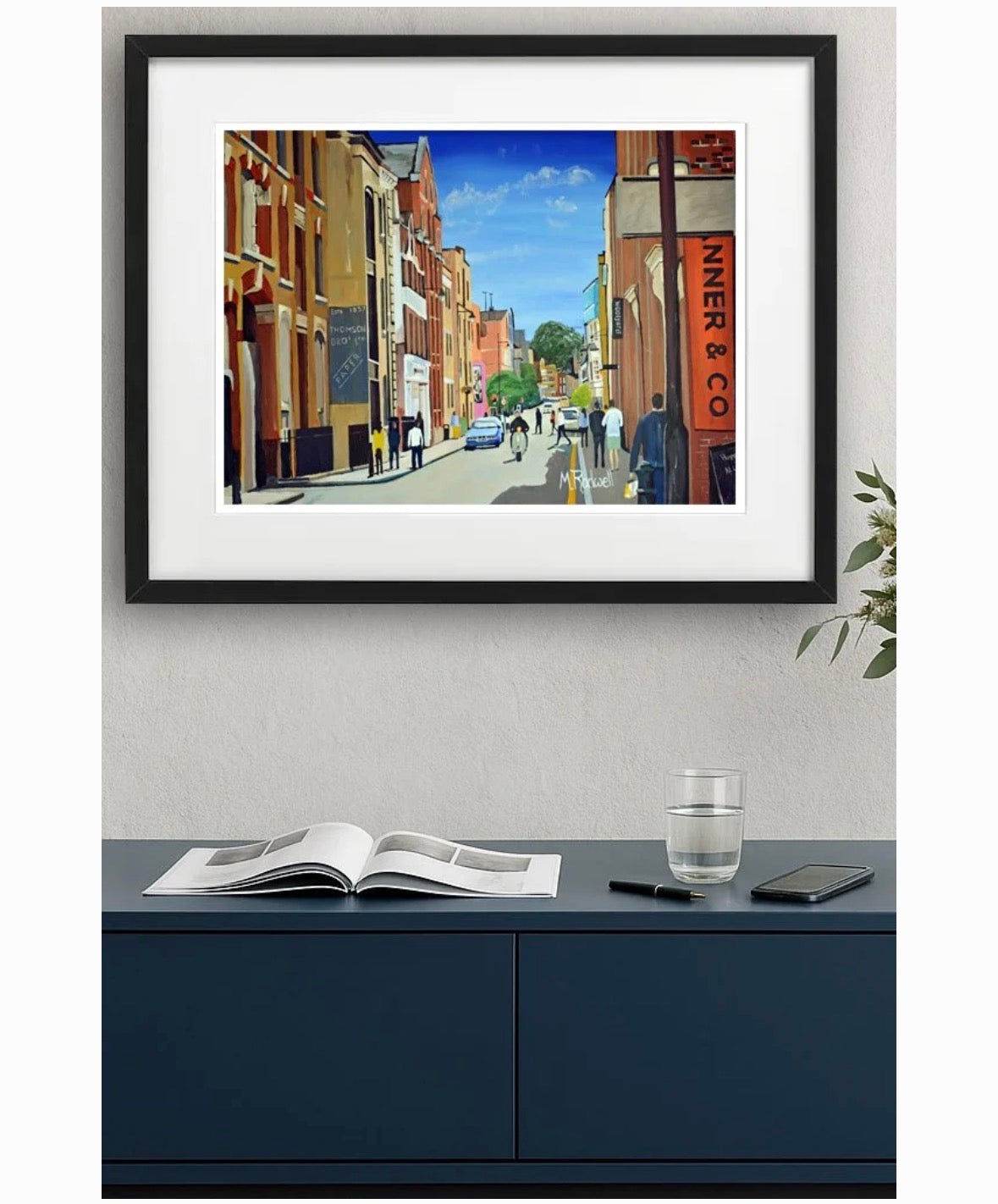 Magnus Rodwell -  Bermondsey Village Life Framed 141/360