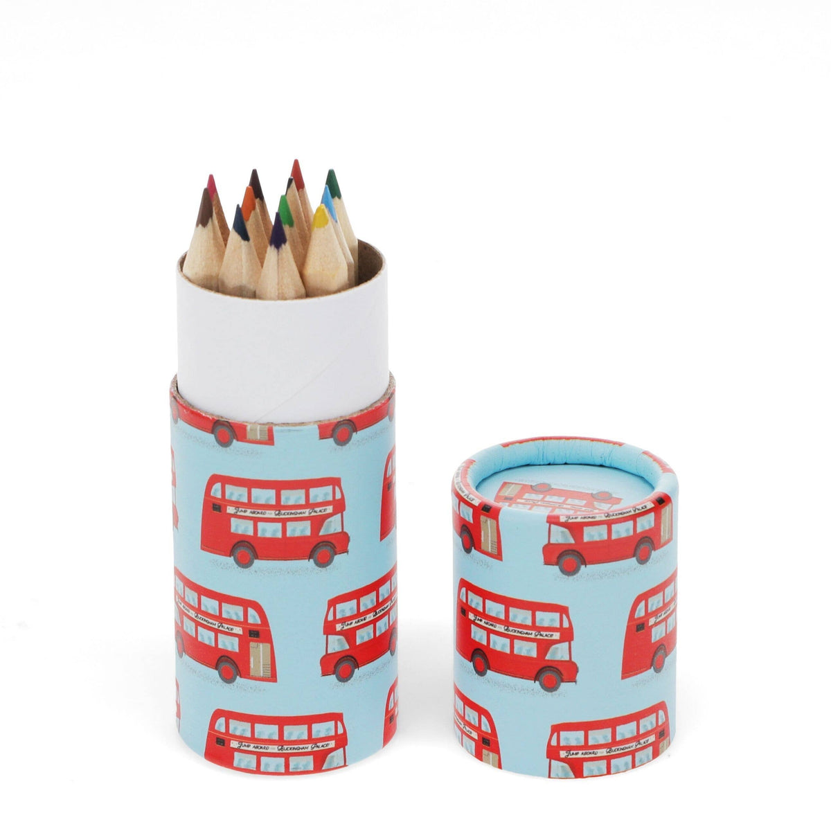 Tube of Colouring Pencils -TFL Routemaster Bus