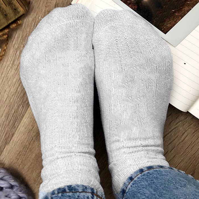 Super Soft Snug Socks: Men's Grey 7-11