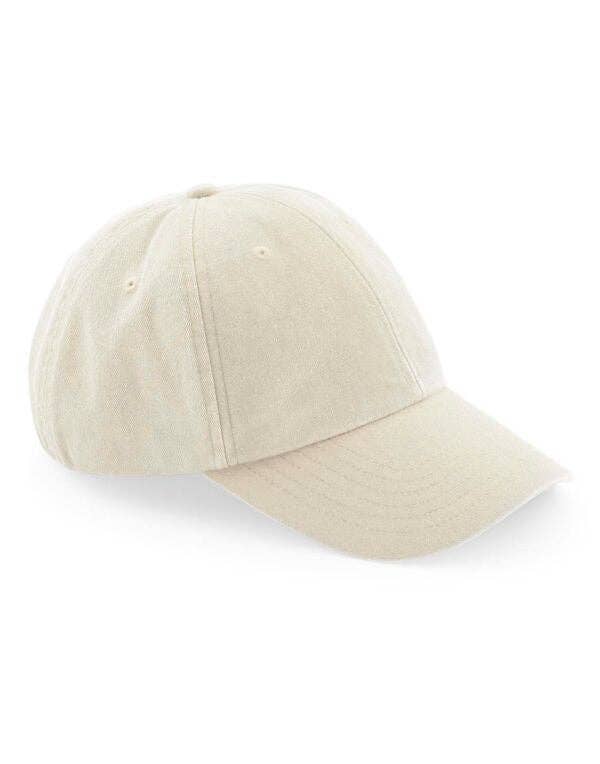 Beechfield Low Profile Vintage Cap | Unisex | Heavy Washed Cotton | 19 Colours | One Size: Vintage Black / One Size