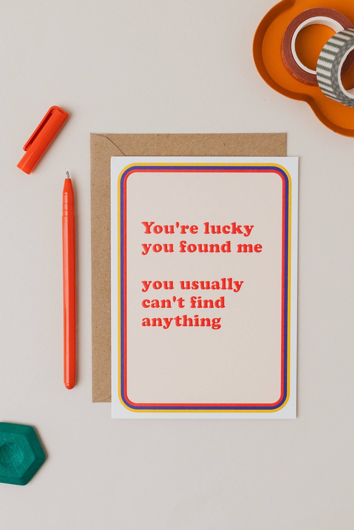 Found Me Anniversary Card