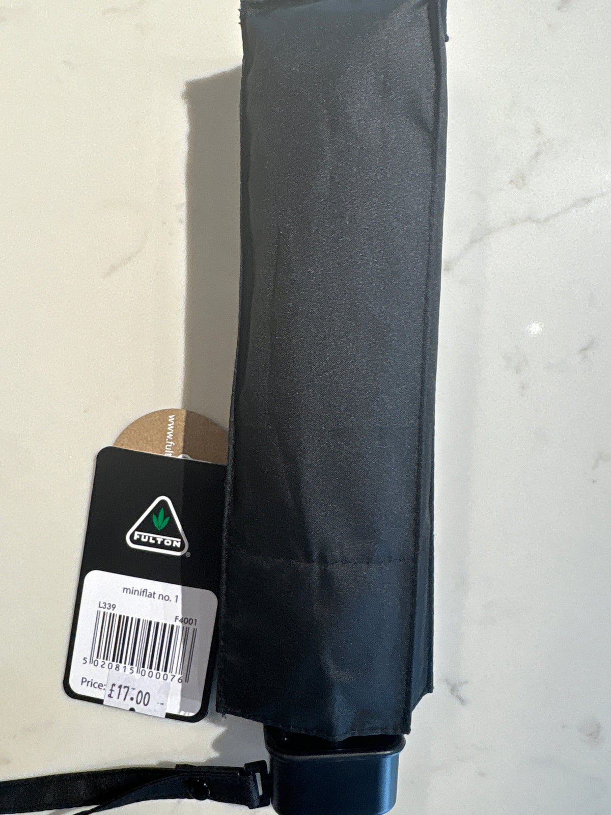 Miniflat-1 Black Umbrella