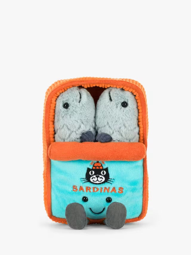 Jellycat Amuseables Sardine Tin Soft Toy (15cm)