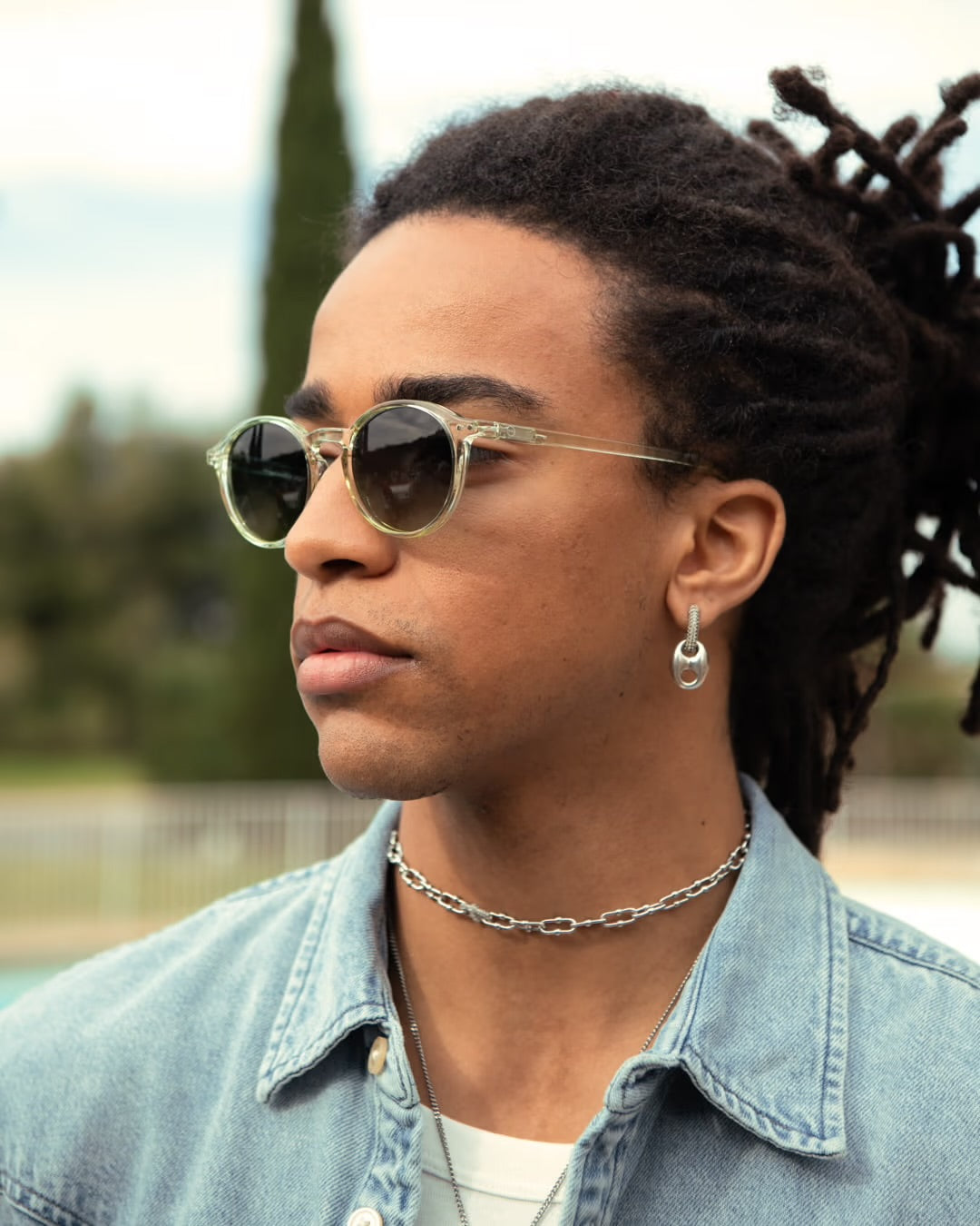 #D Green Fields Sunglasses