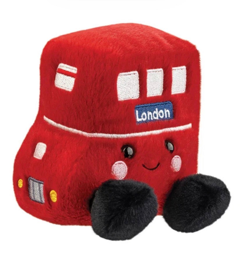 Palm Pal Bertie Red Bus 5 Inch Plush Toy