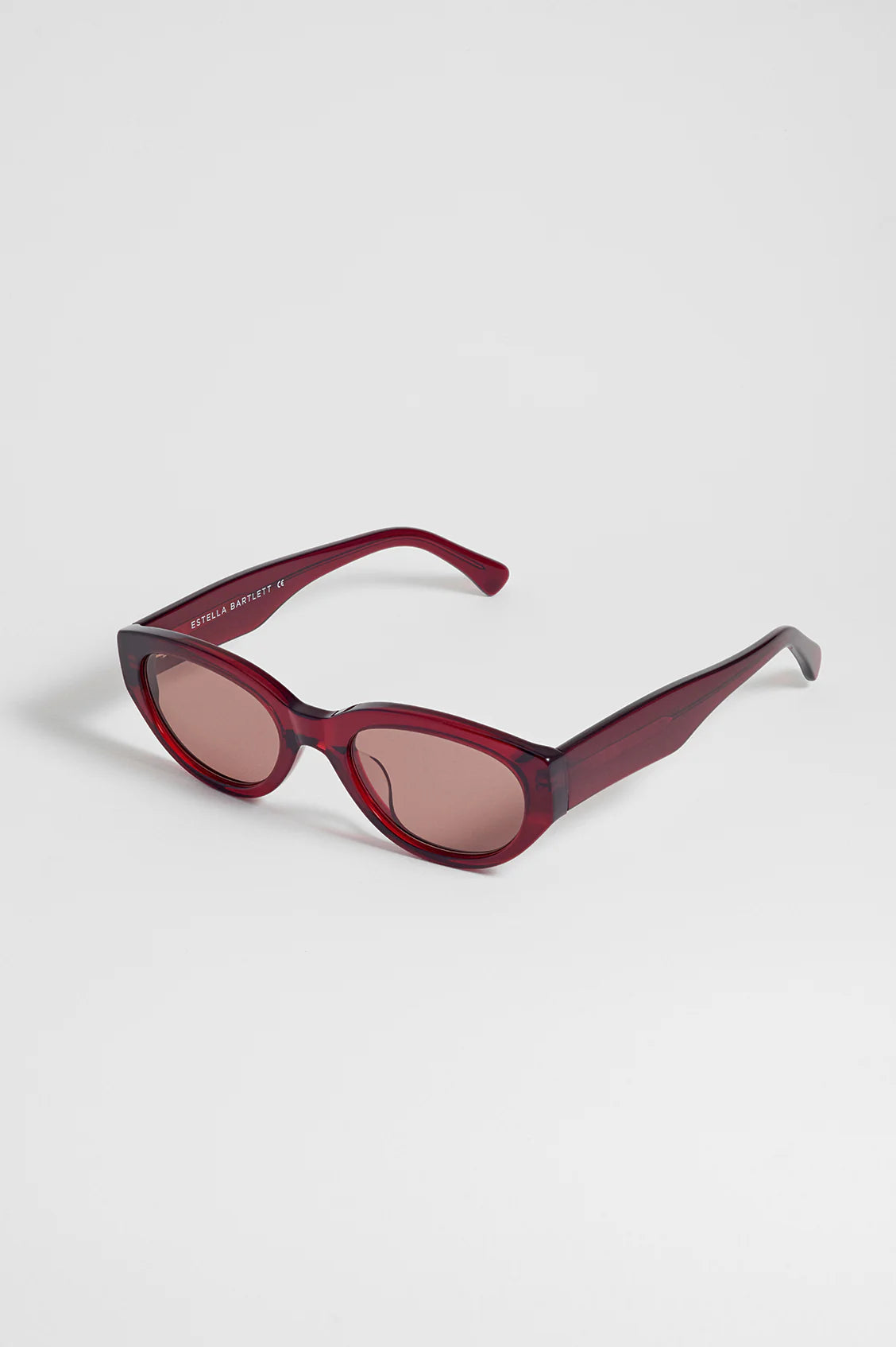 Dark Burgundy Siena Oval Women’s Sunglasses