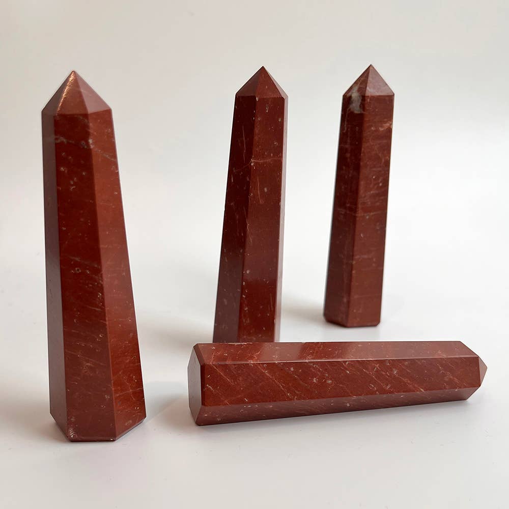 Obelisk Tower, 8-10cm: Rose Quartz
