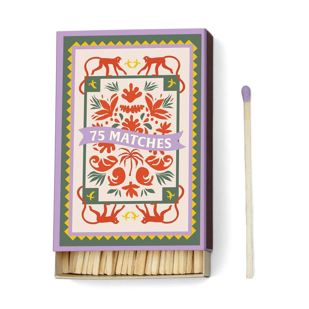 Paddywax A Dopo Boxed Matches &quot;Jungle&quot; set of 75 matches