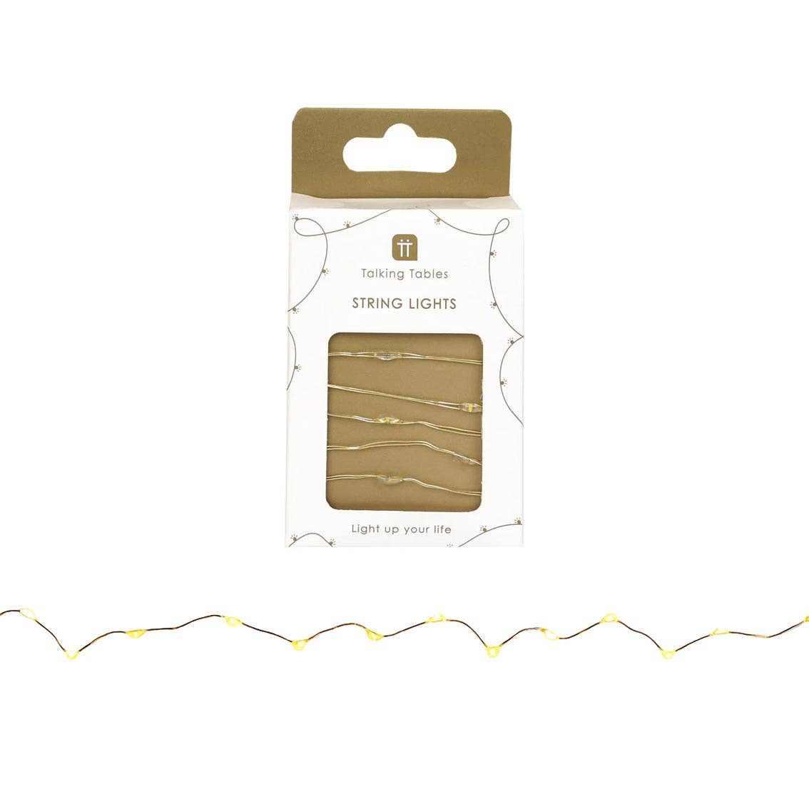 Gold LED String Lights - 3m - POS Unit