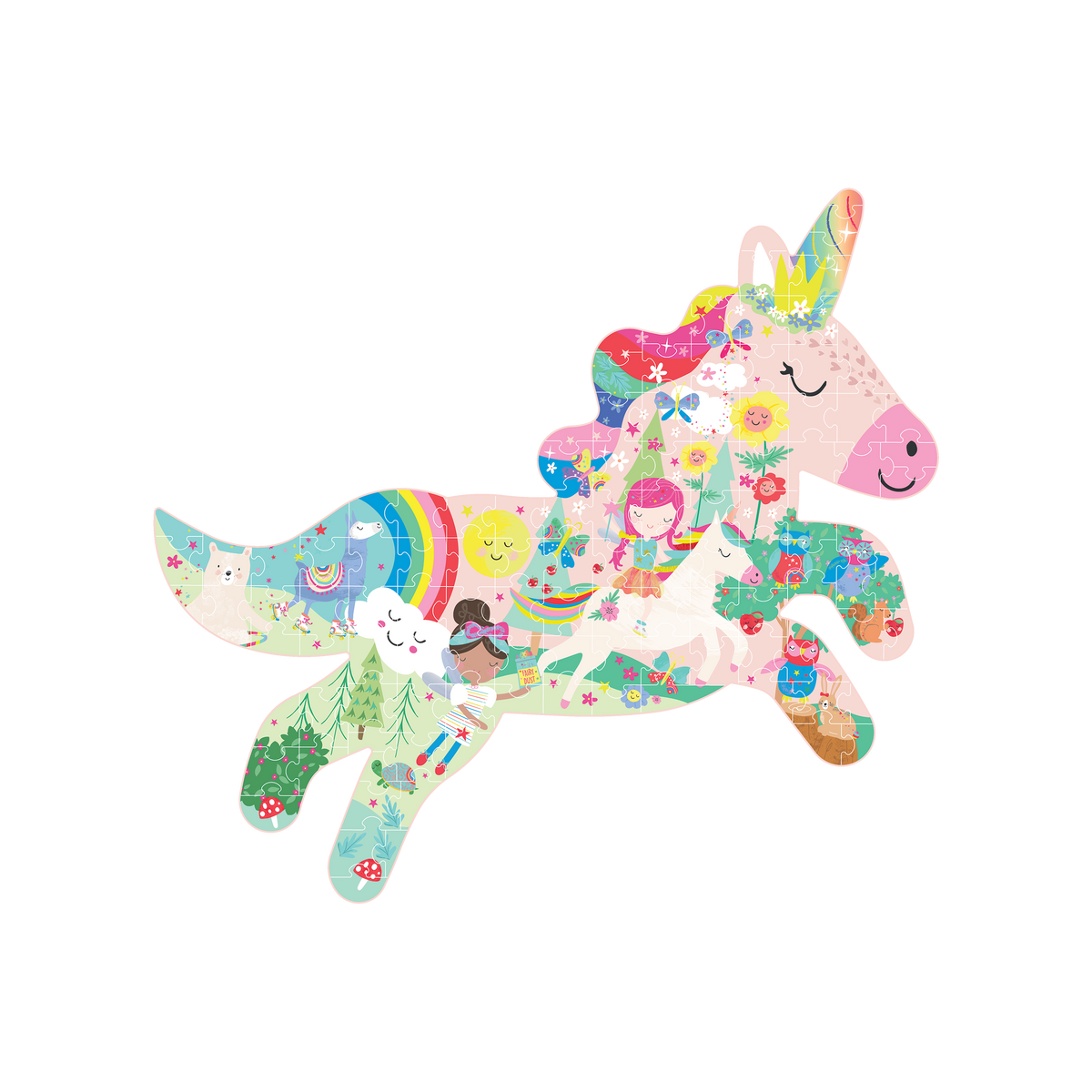 Rainbow Fairy 120pc Shaped Puzzle