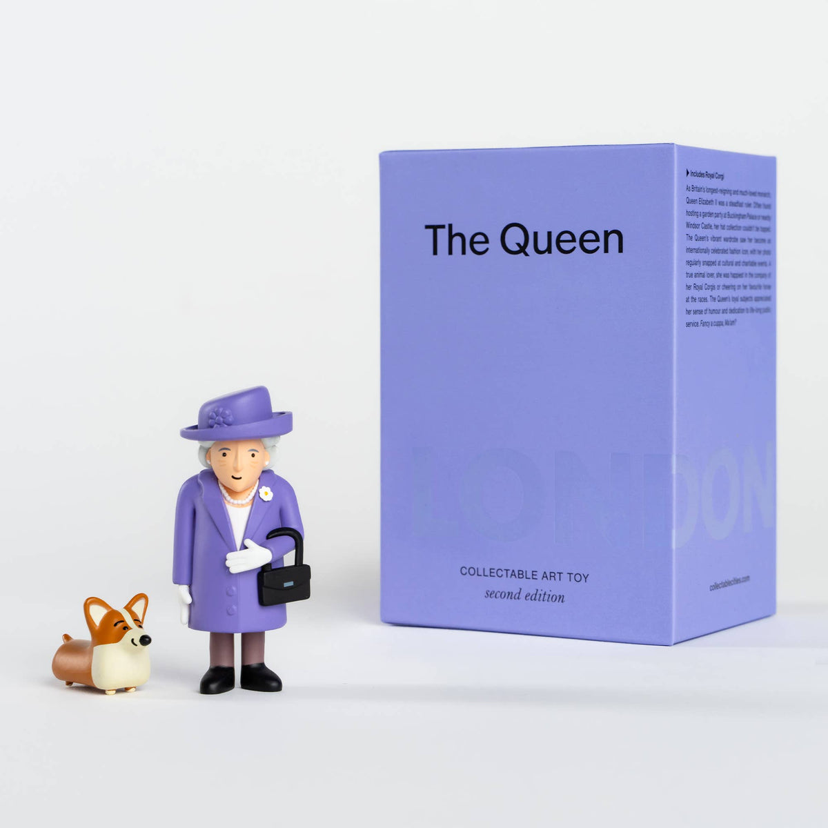 Queen Elizabeth & Royal Corgi – London Souvenir  Best Seller: Green