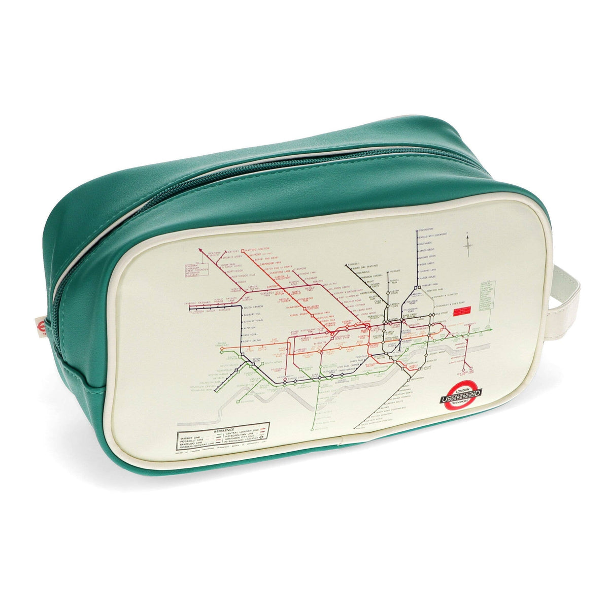 Wash Bag - TFL Heritage Tube Map