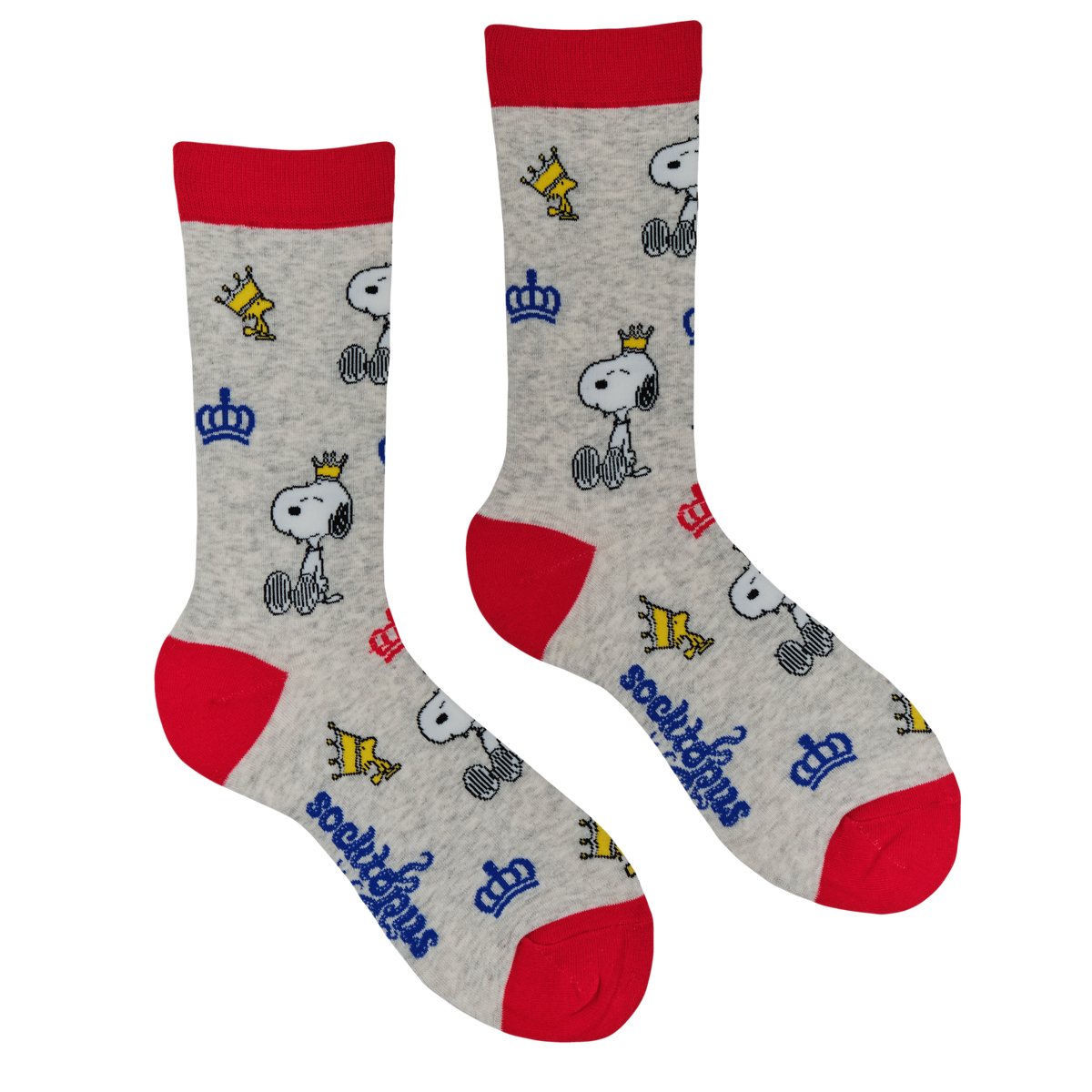 Snoopy In London Socks - Peanuts: GREY / L (UK 9-12 / EU 43-46 / US 10-13)