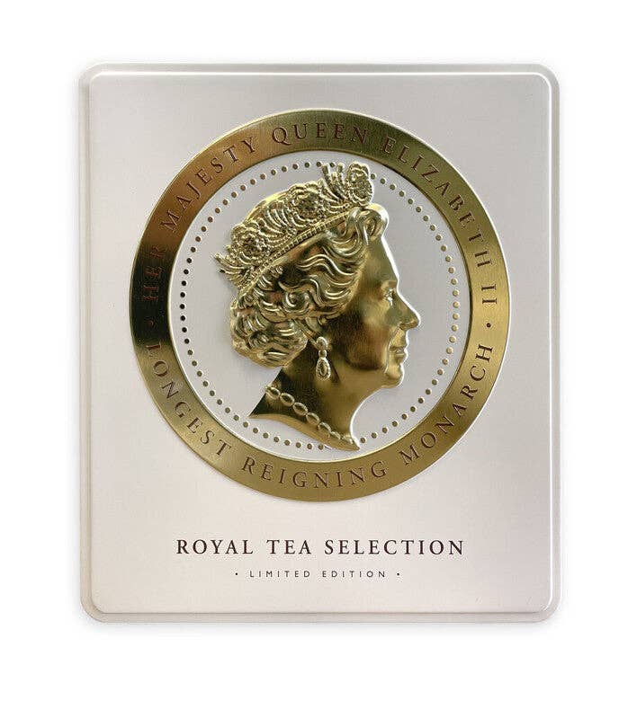 Queen Cameo Ivory Tea Gift Caddy | 32 Teabags