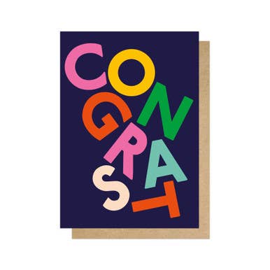 Congrats by Limbo and Ginger Greetings Card: Cello-Free