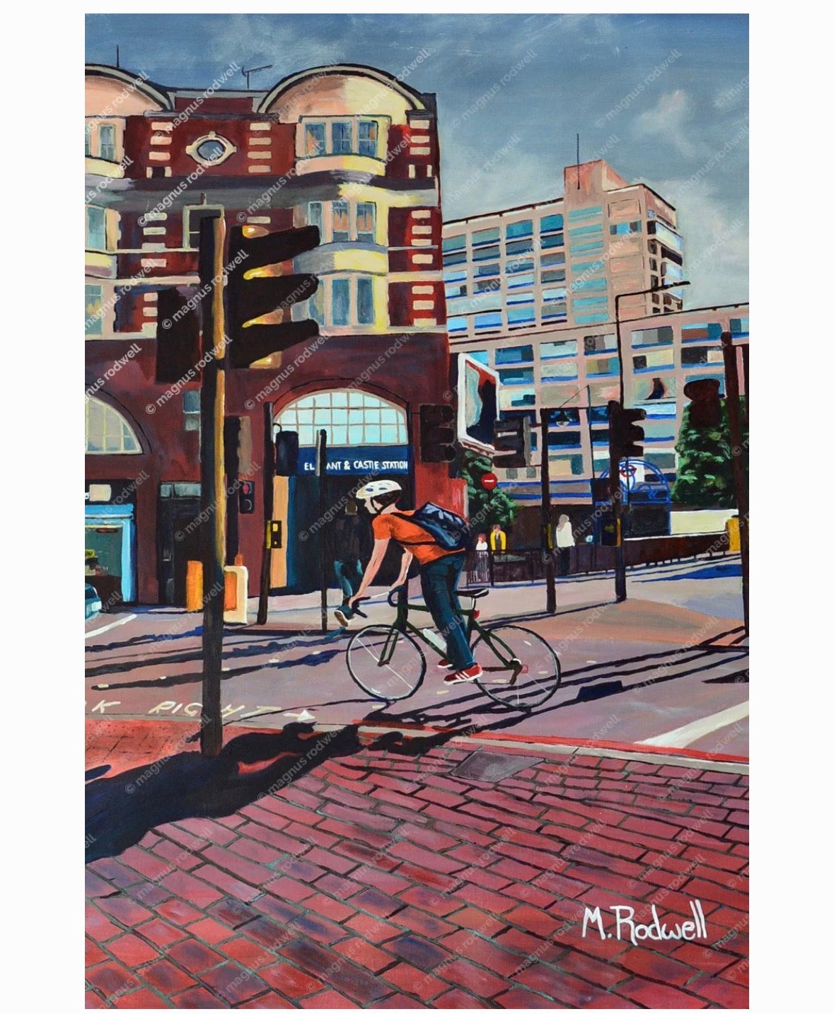 Magnus Rodwell -  Elephant & Castle - Cyclist 9/360