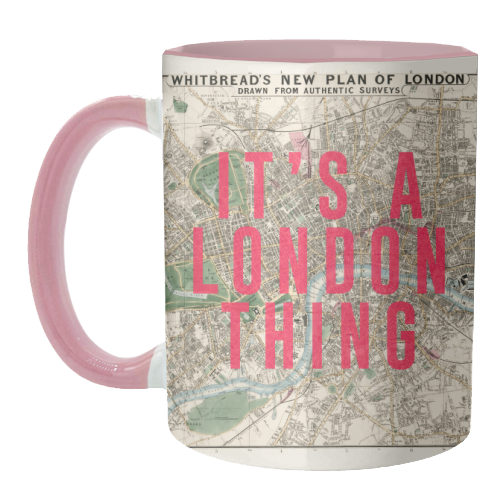 Mugs 'It's a London thing': Mug Colour Inner & Handle 11Oz - Black