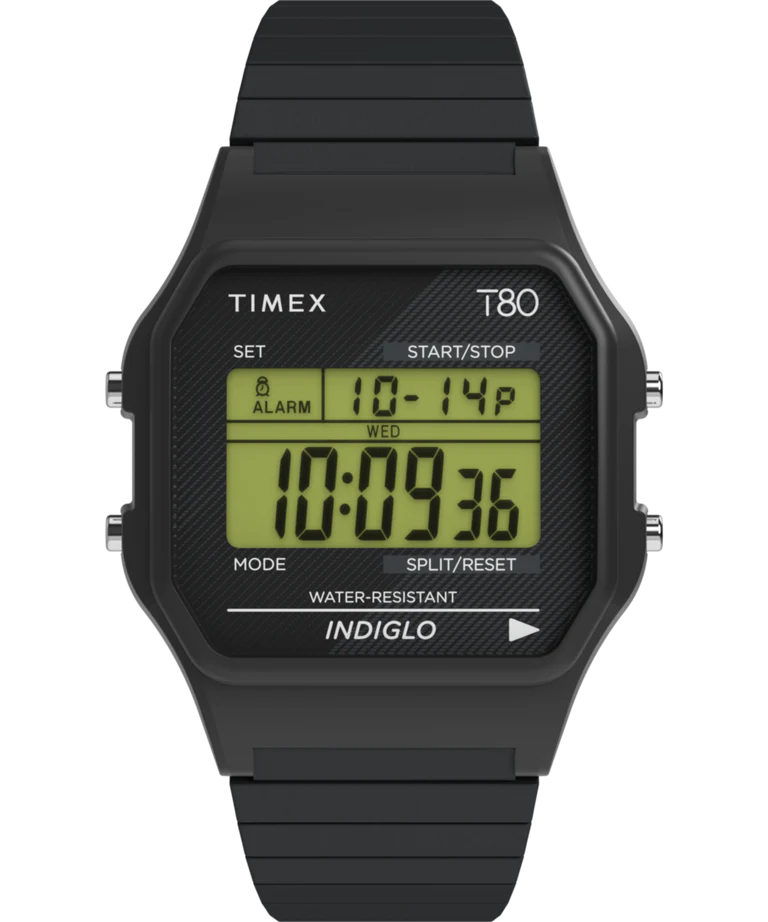 Timex T80 34mm Digital Watch
