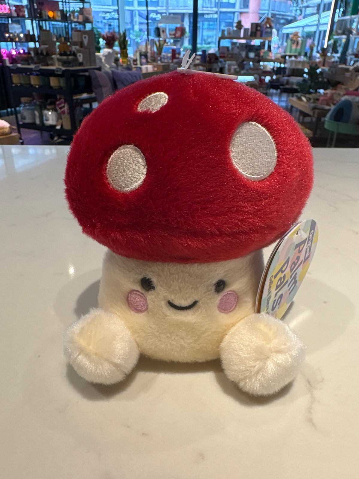 Palm Pal Amanita Mushroom 5 Inch Plush Toy