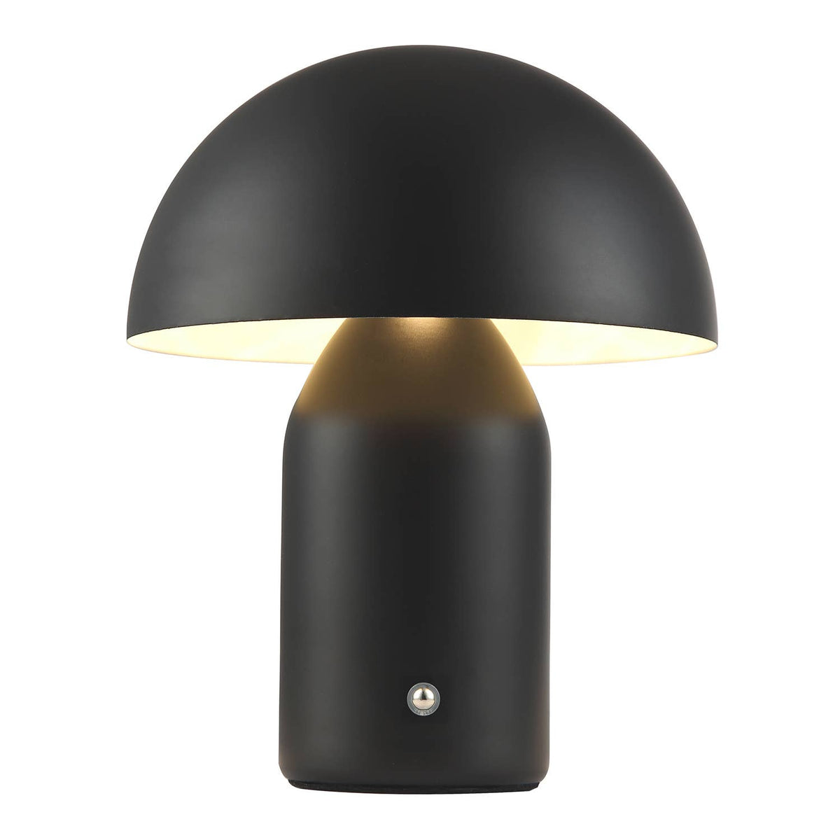 Modern Rechargeable Mushroom Table Lamp With Touch Dimmer