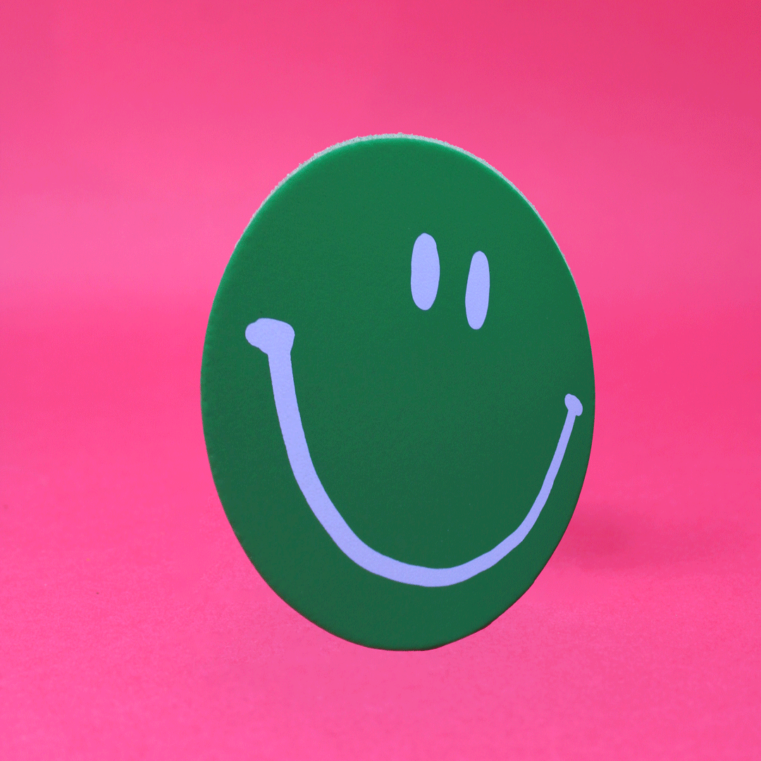 Happy Face Coasters - Set of 4