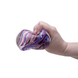 NeeDoh Niceberg Swirl Large Cube Solid Squish Fidget Toy