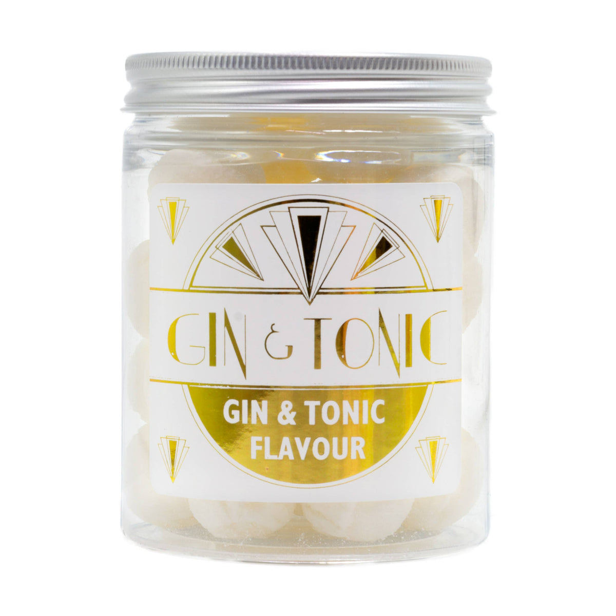 Gin &amp; Tonic Hard Boiled Sweets in Jam Jar