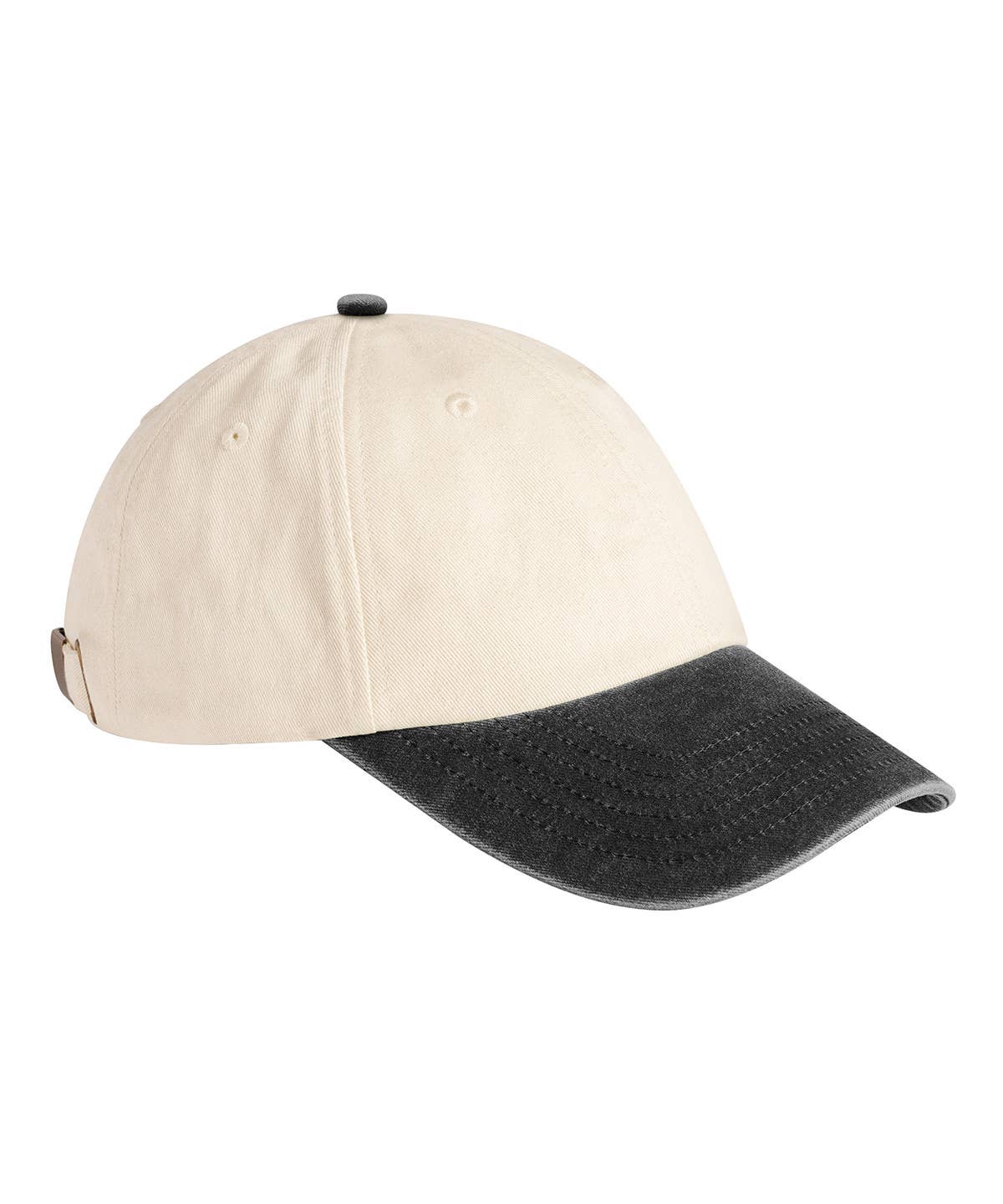 I could be meaner Embroidered Contrast Vintage Cap: Vintage brown