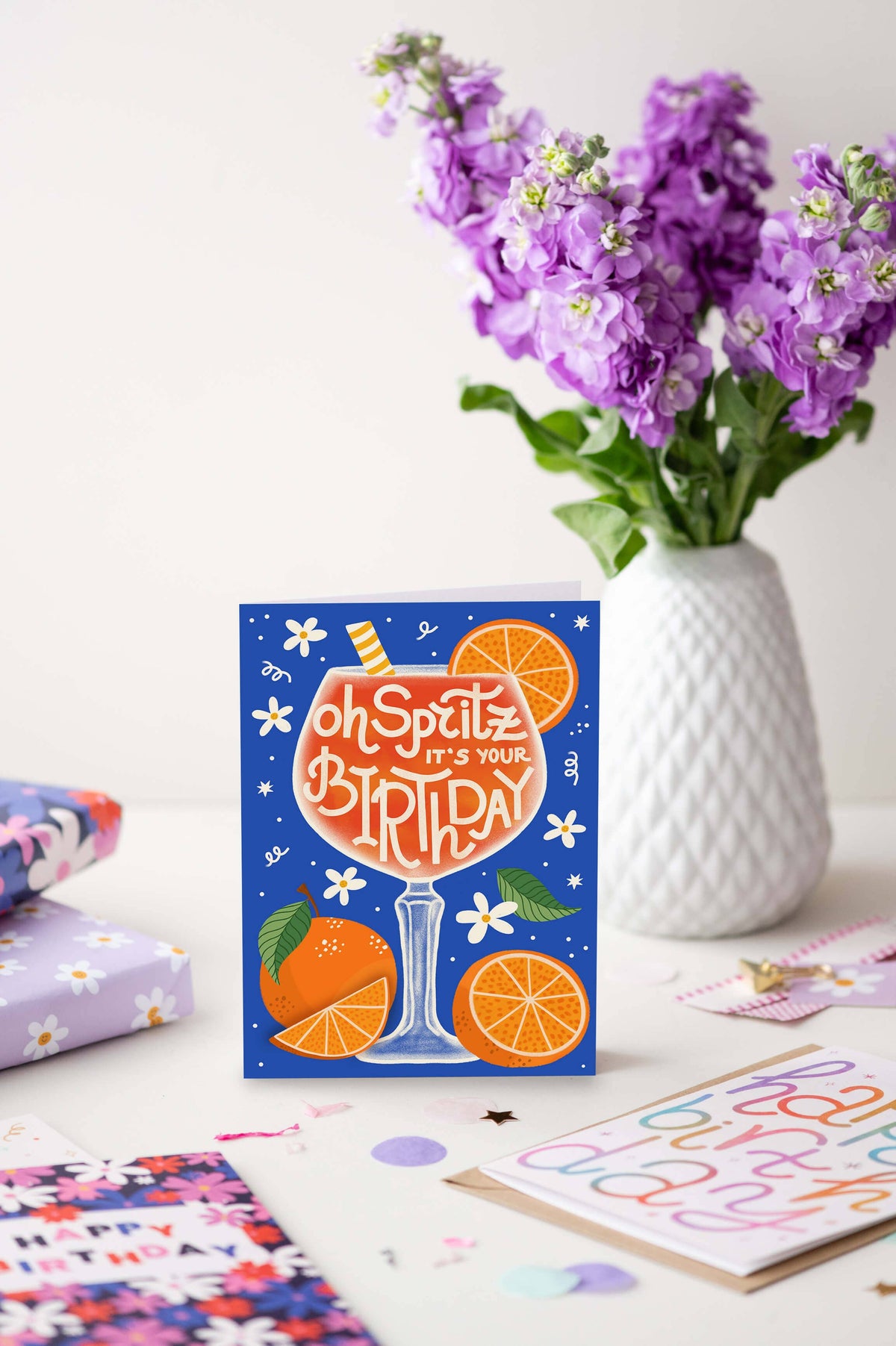 Oh Spritz It&#39;s Your Birthday | Aperol Cocktail Birthday Card