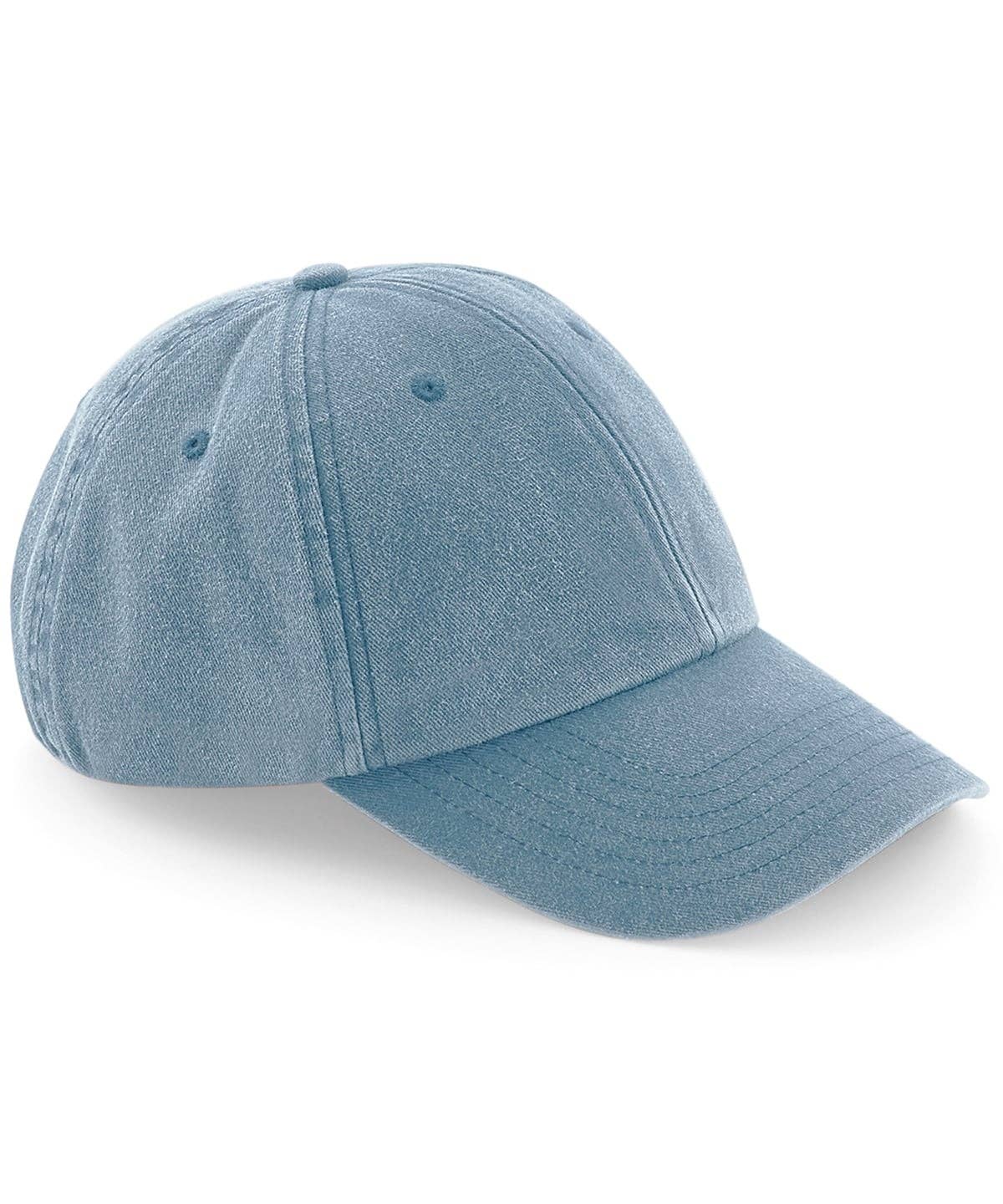 Fancy a pint? Embroidered Vintage Cap: Vintage Black
