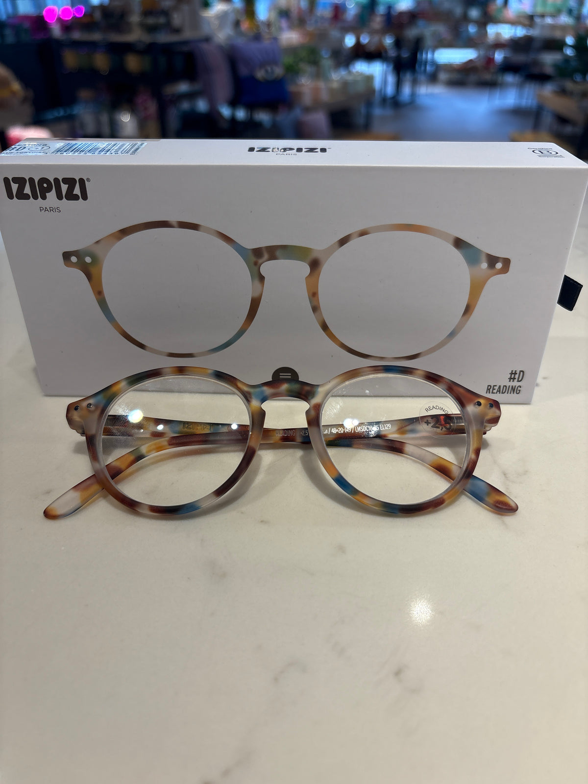 #D READING Blue Tortoise - Diopters : +1.5