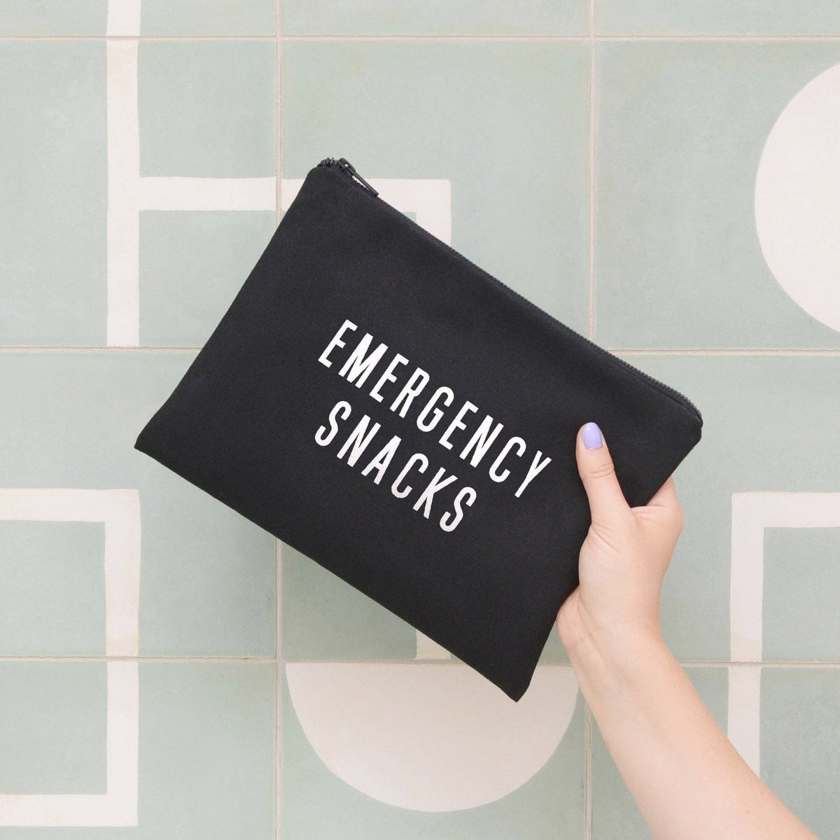 Emergency Snacks - Black Pouch