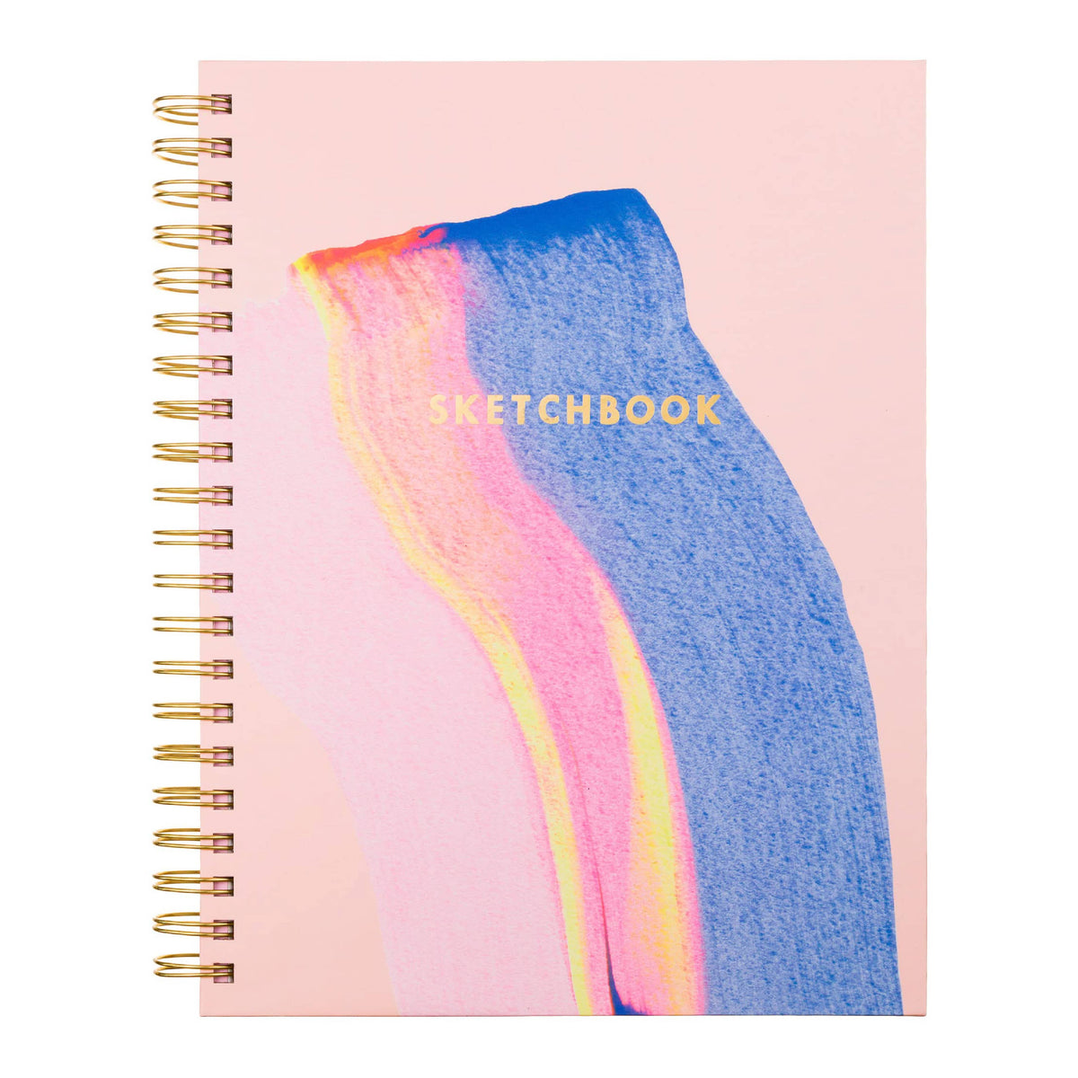 Éccolo Hardcover Wirebound Sketchbook - Pink Paint - 8X11"