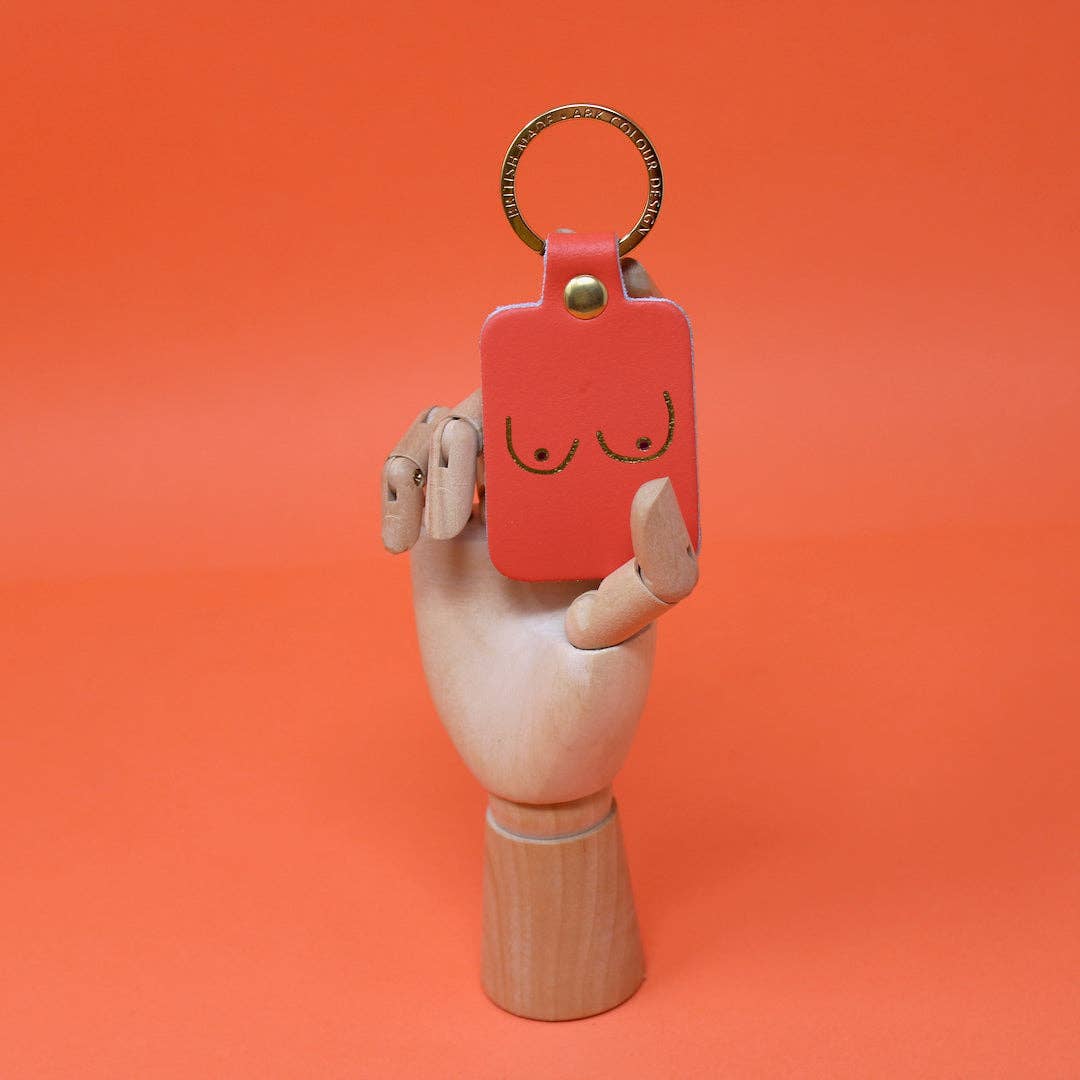 Boobs Key Fob: Black
