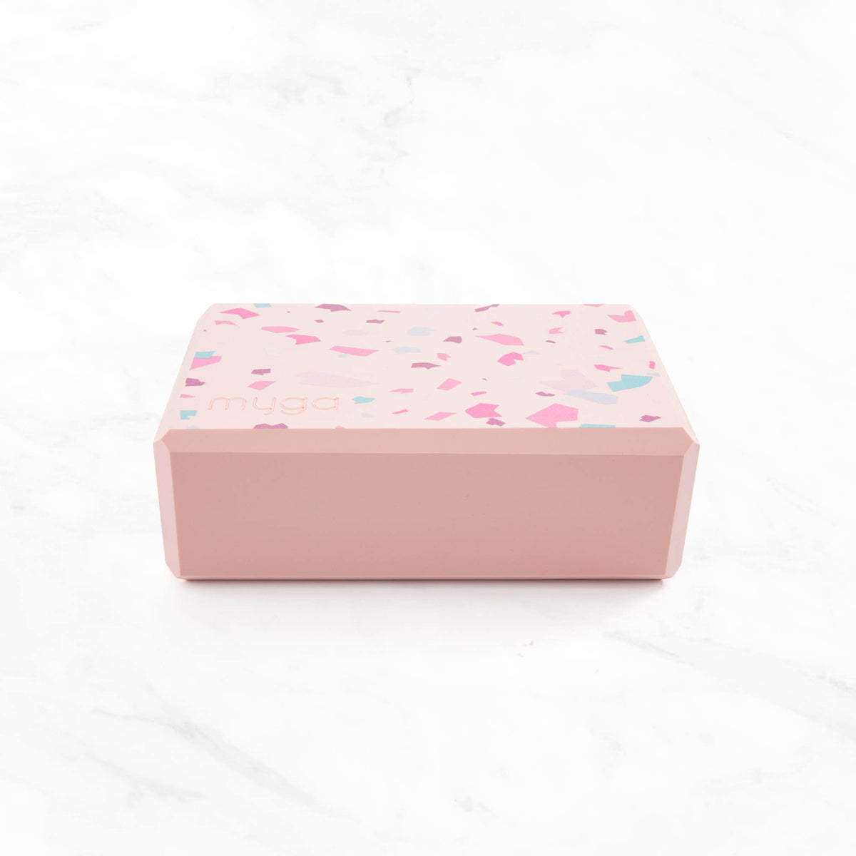 Printed Yoga Blocks: Terrazzo