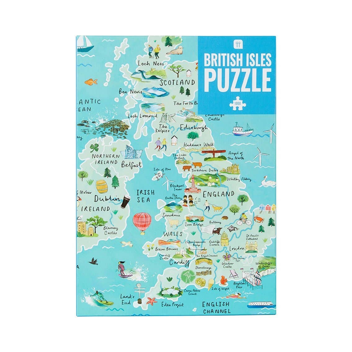 Map of UK Puzzle | 1000 Pieces |