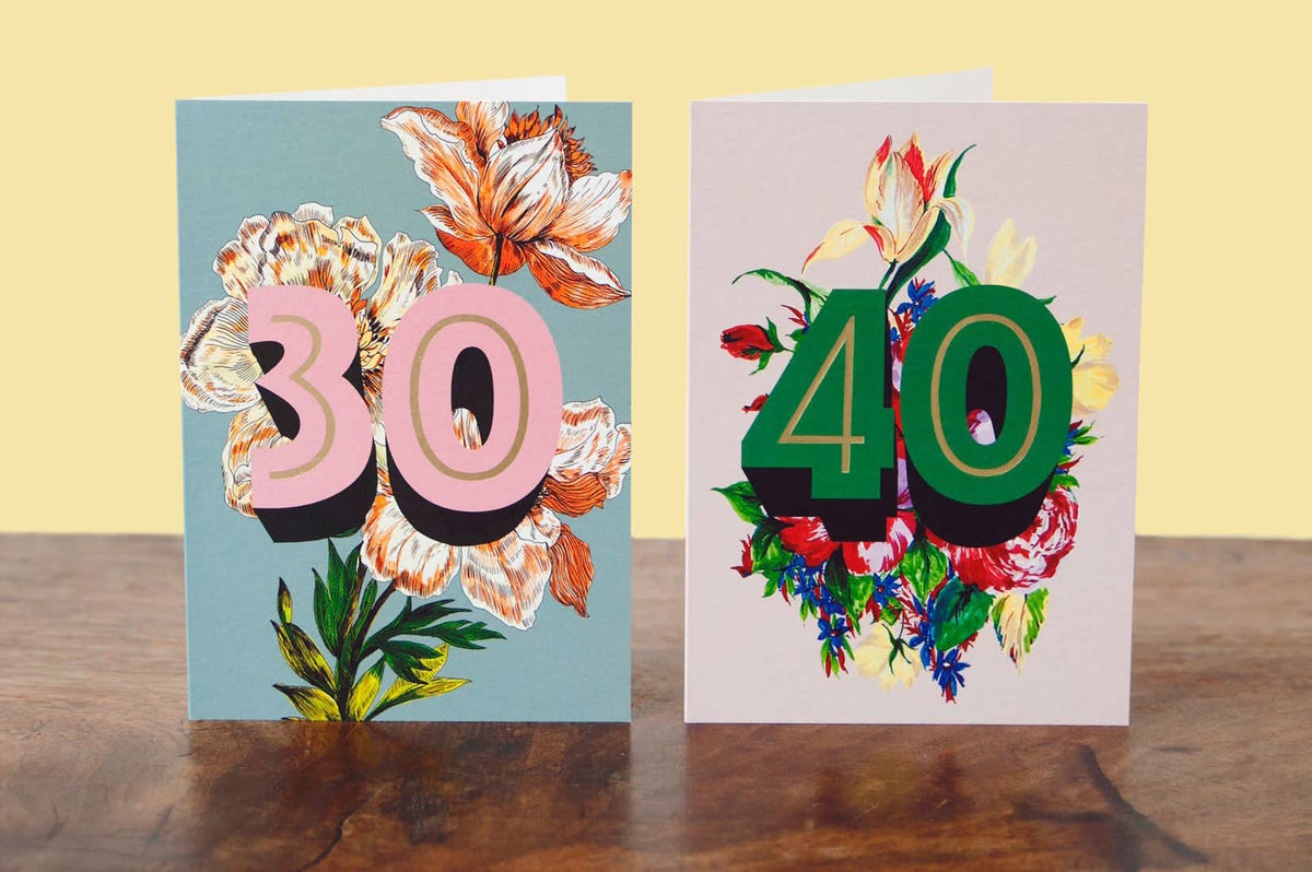 Forty Age Card