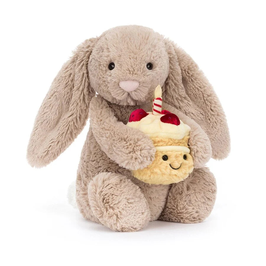 Jellycat Bashful Beige Birthday Bunny (31cm)