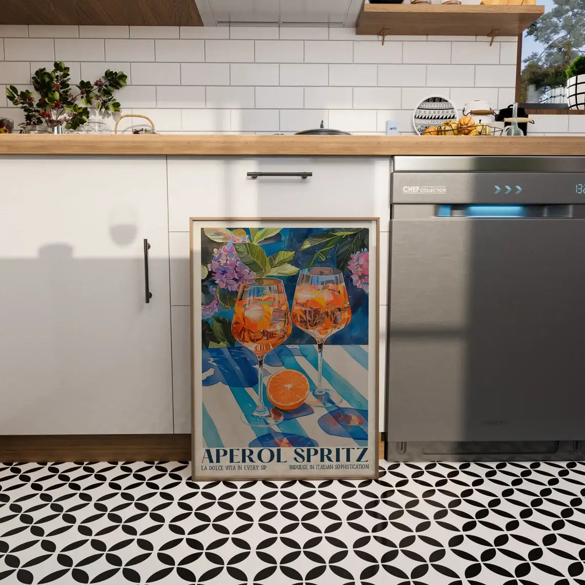 Aperol Spritz Print Poster: A3