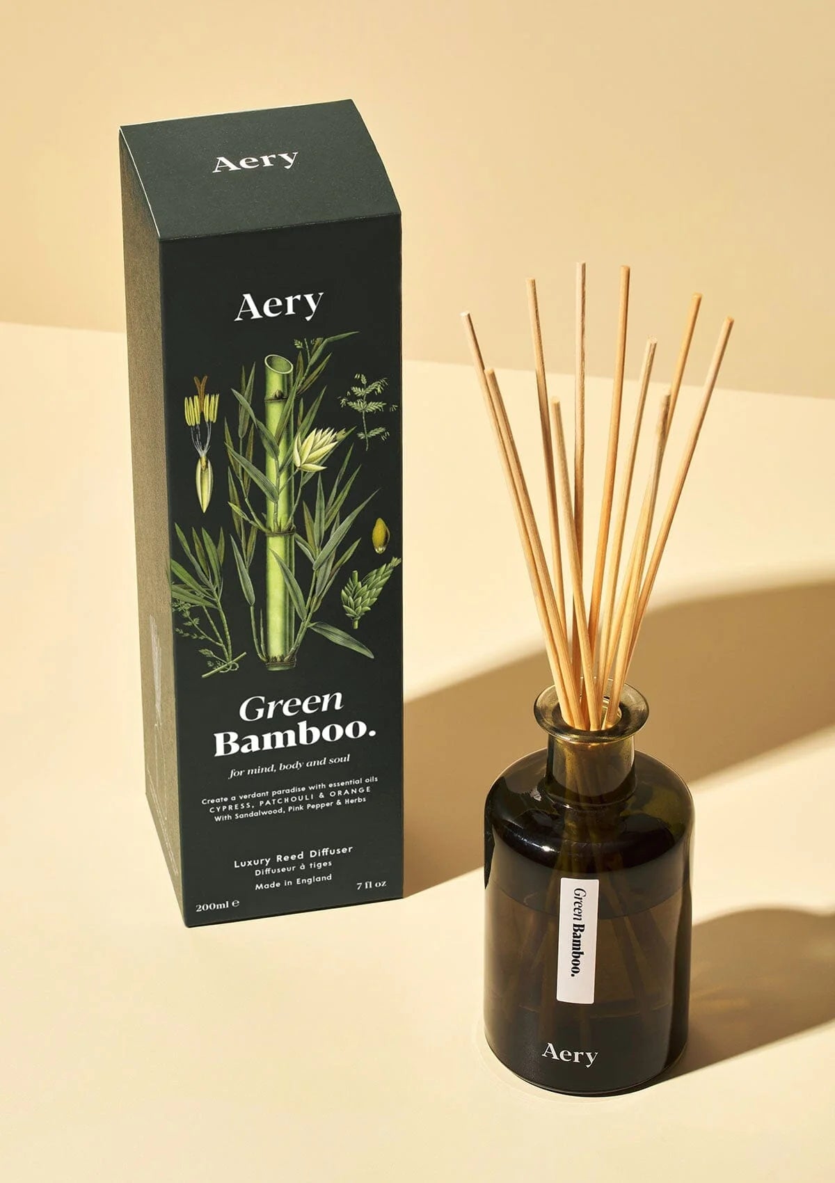 Botanical Green Bamboo Reed Diffuser