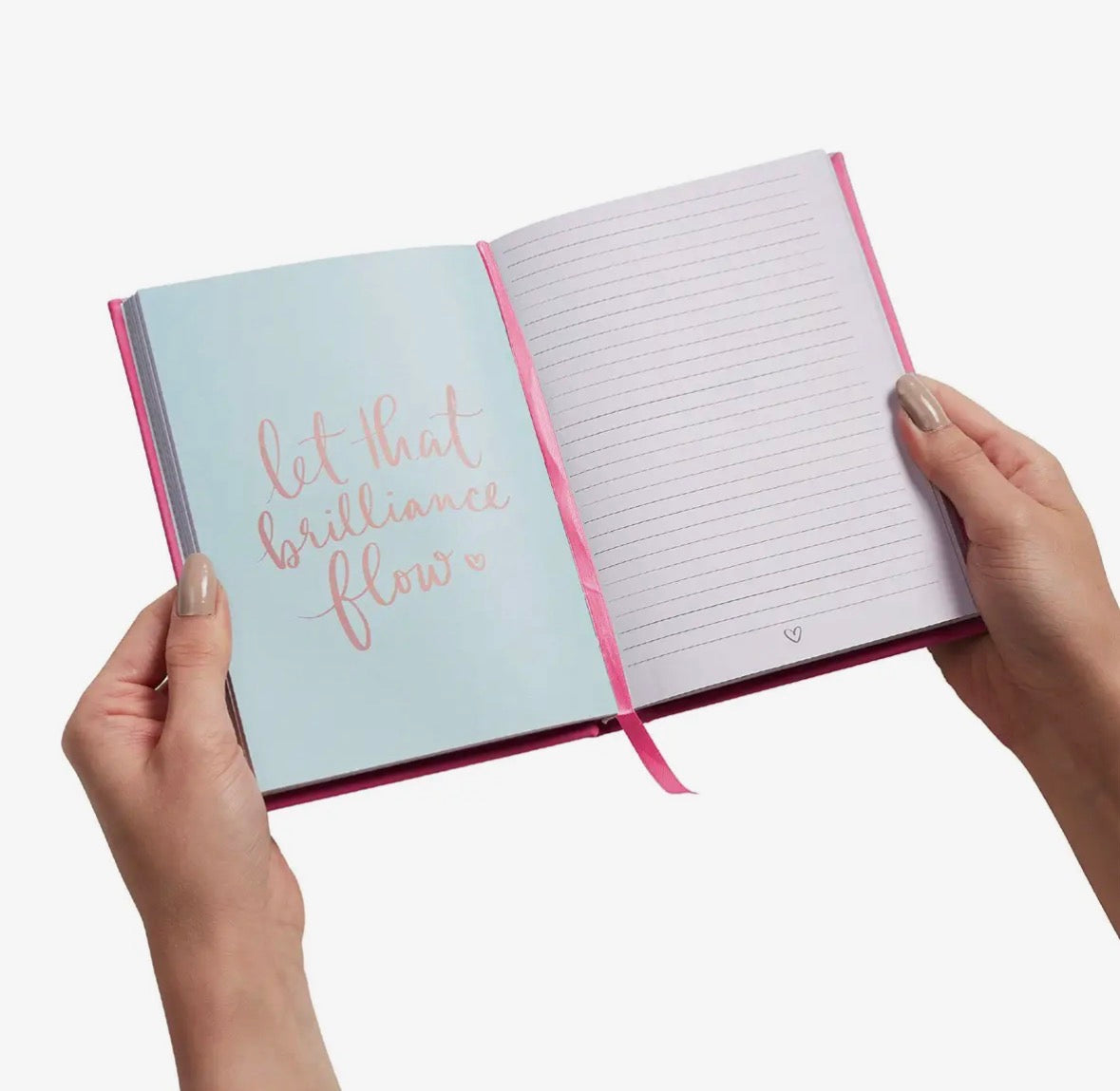Éccolo Hardcover Guided Journal - Hot Pink - 5X7"