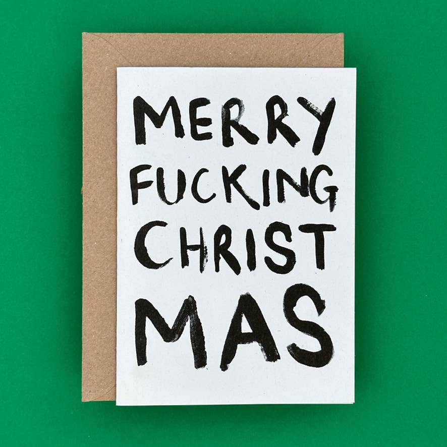 Greeting Card Christmas | Swearing Card | Funny Card