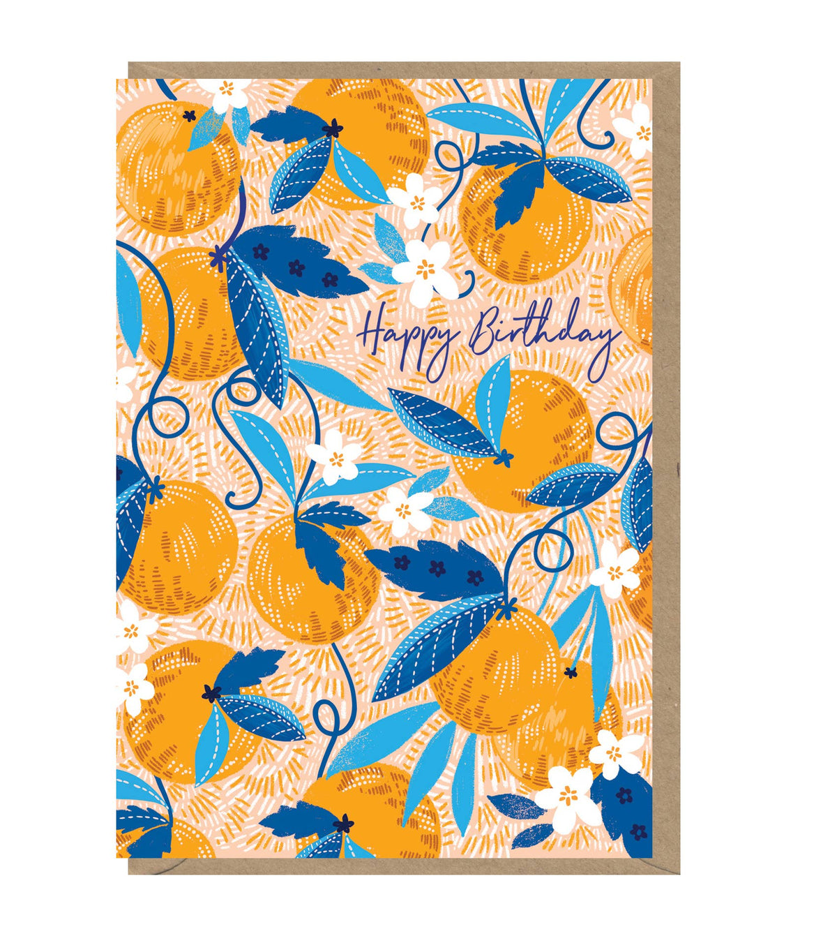 Birthday Oranges - Linsey Kelly Designed Birthday Card