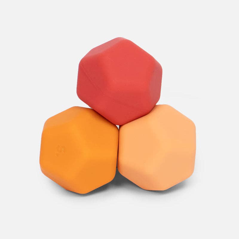 SPEKS. Odds Soft Silicone Fidget Magnets: Orange Planes / Single