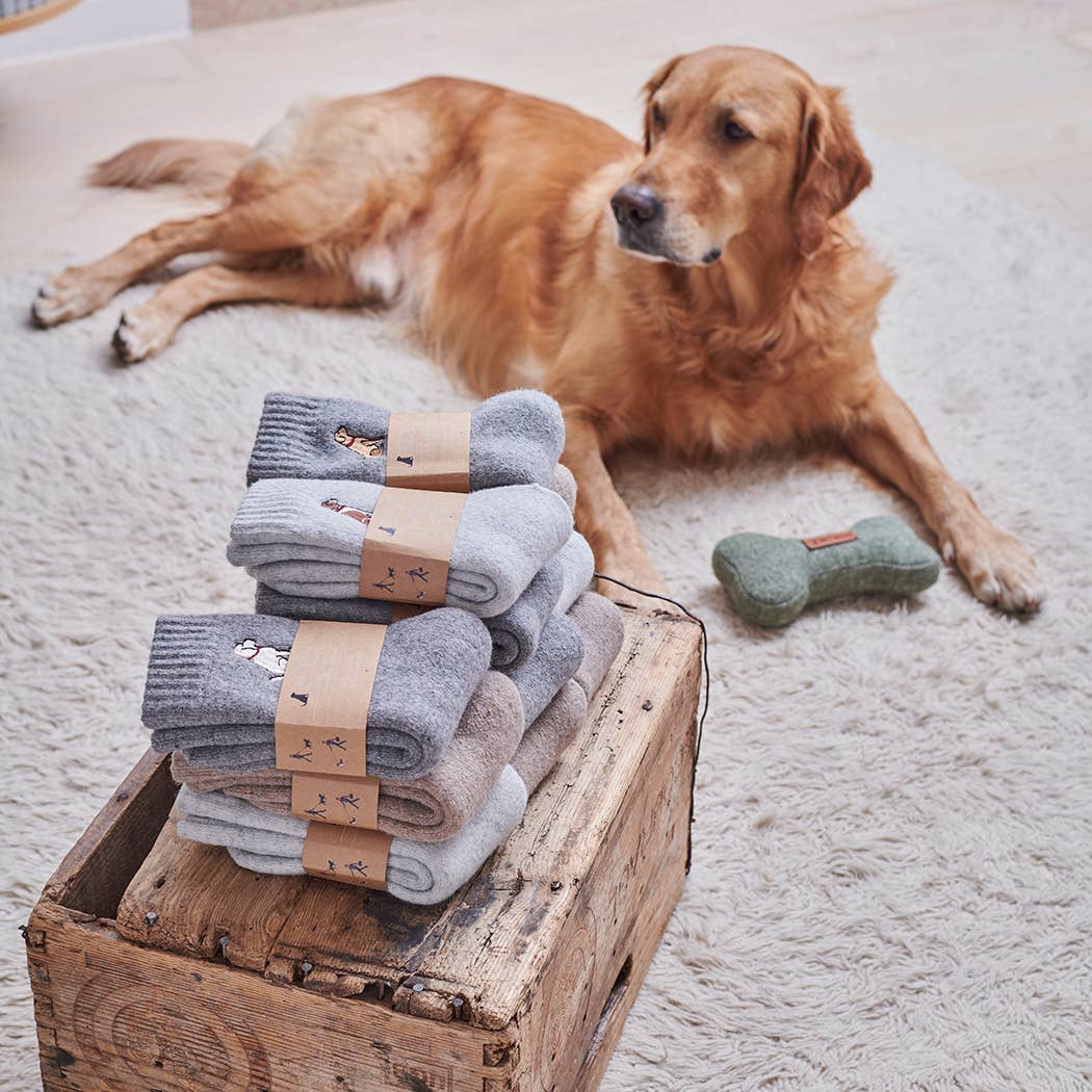 Dog Walking Socks - Golden Retriever